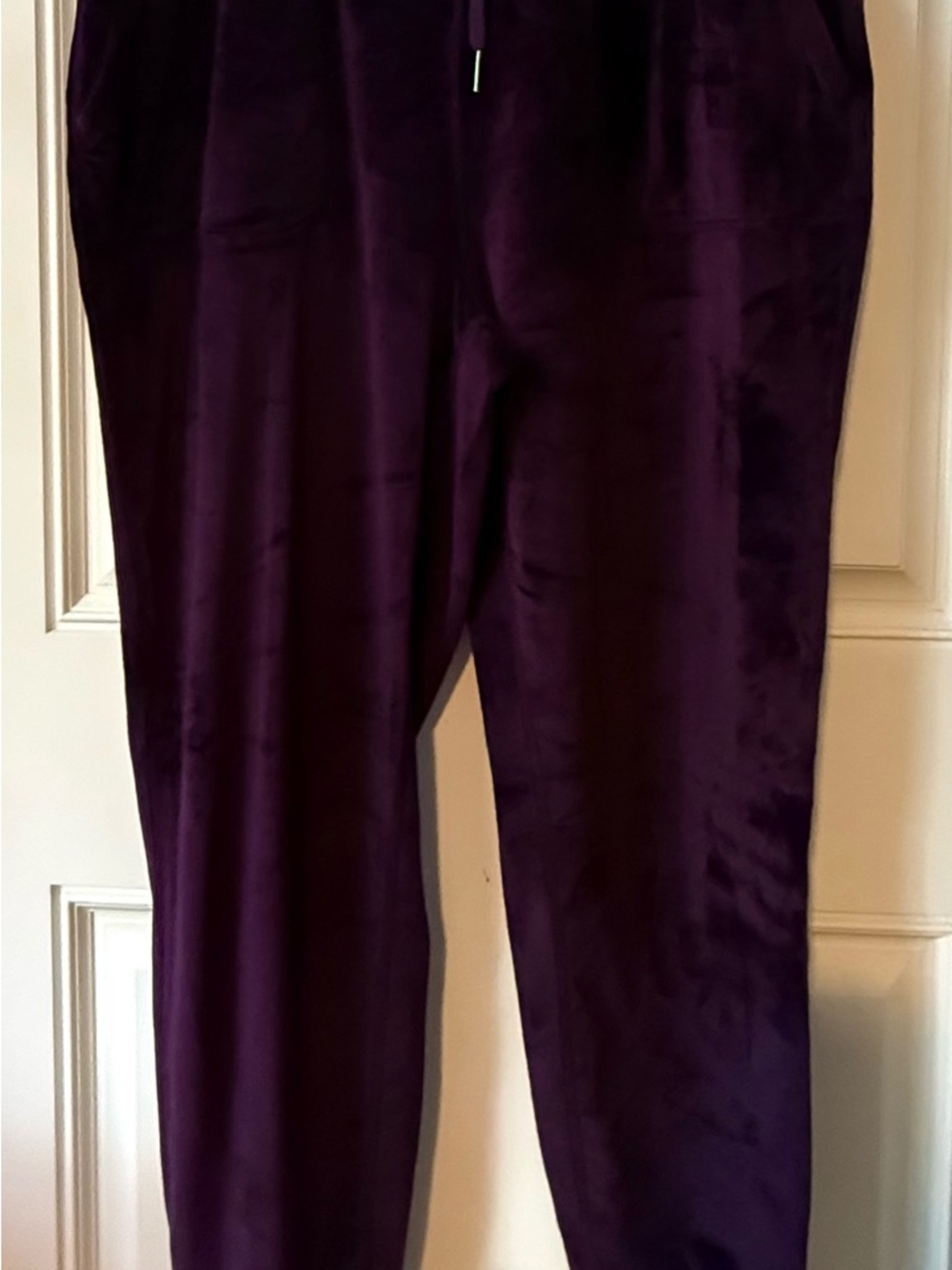 32 Degrees Women's Plush Lounge Set in Deep Plum - Picture 8 of 12